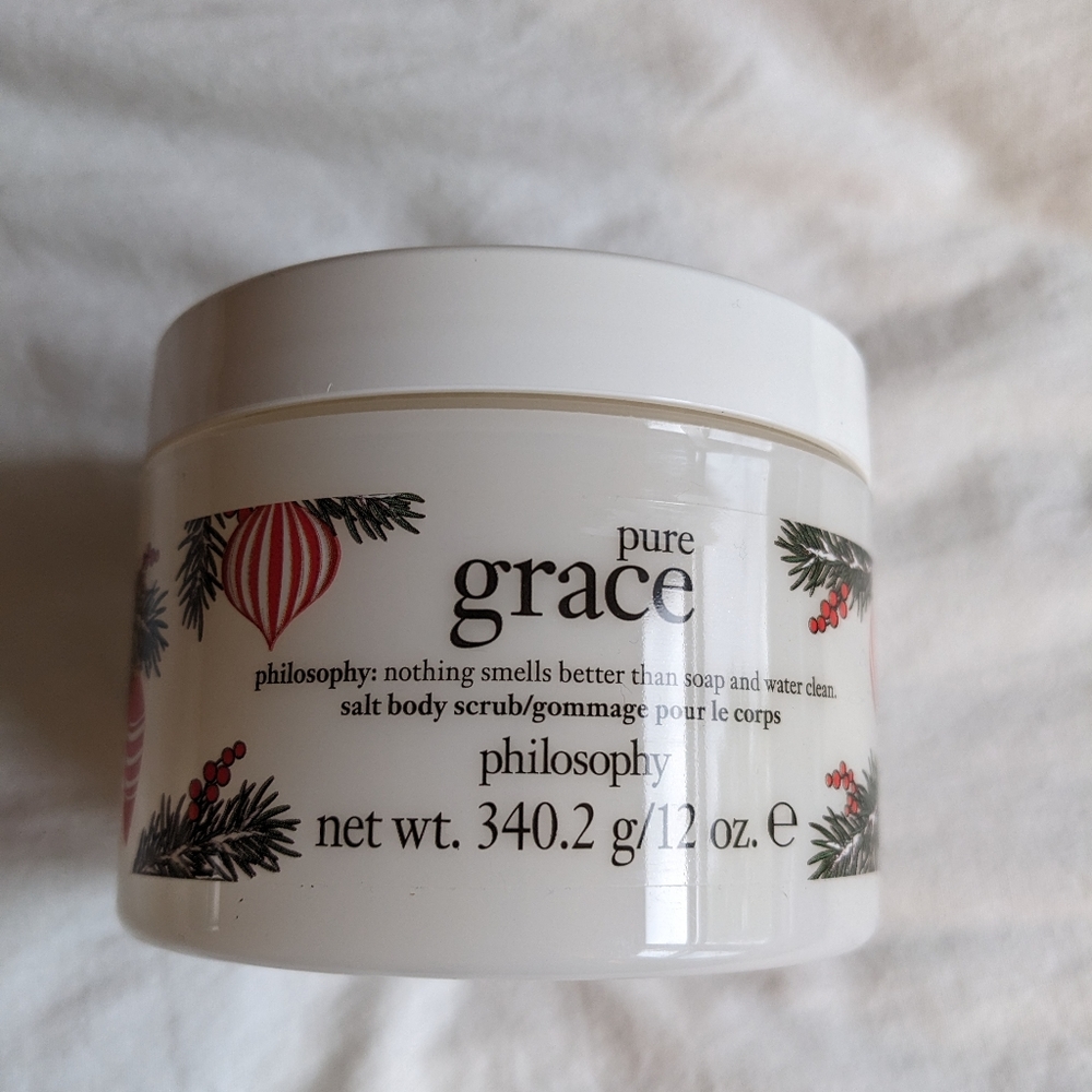 Philosophy Pure Grace salt body scrub